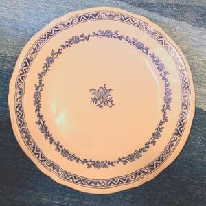 Gien France Antique Blue & White Dinner Plate